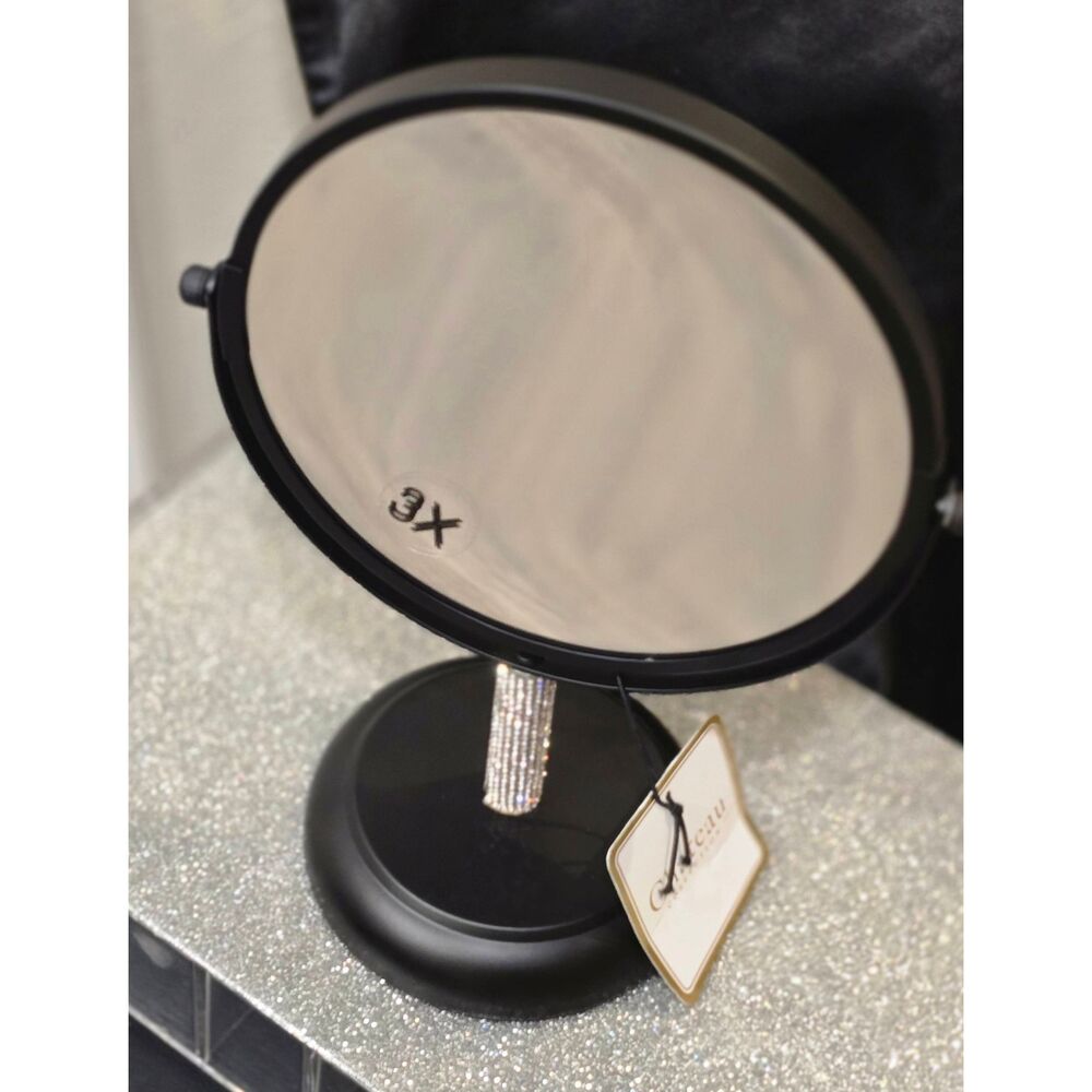 Chateau Rhinestone Encrusted Vanity Table Mirror - Picture 3 of 7